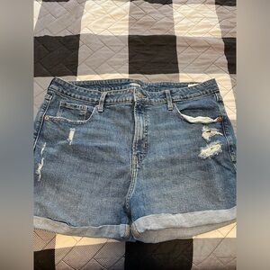 Old navy OG shorts- High rise size 18